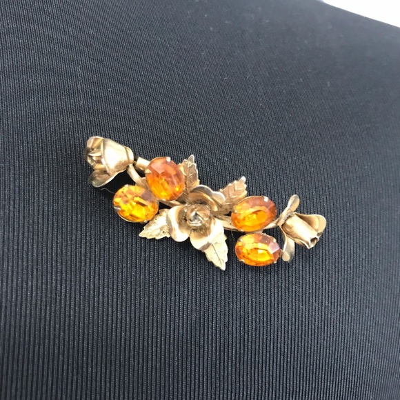 Vintage Floral Brooch - Picture 6 of 8